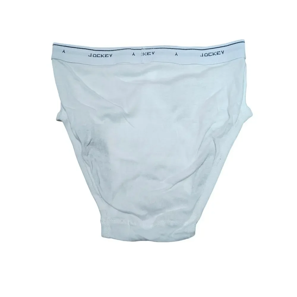 Vintage Jockey Classic Lo- Rise Brief Crisp White Mens 36